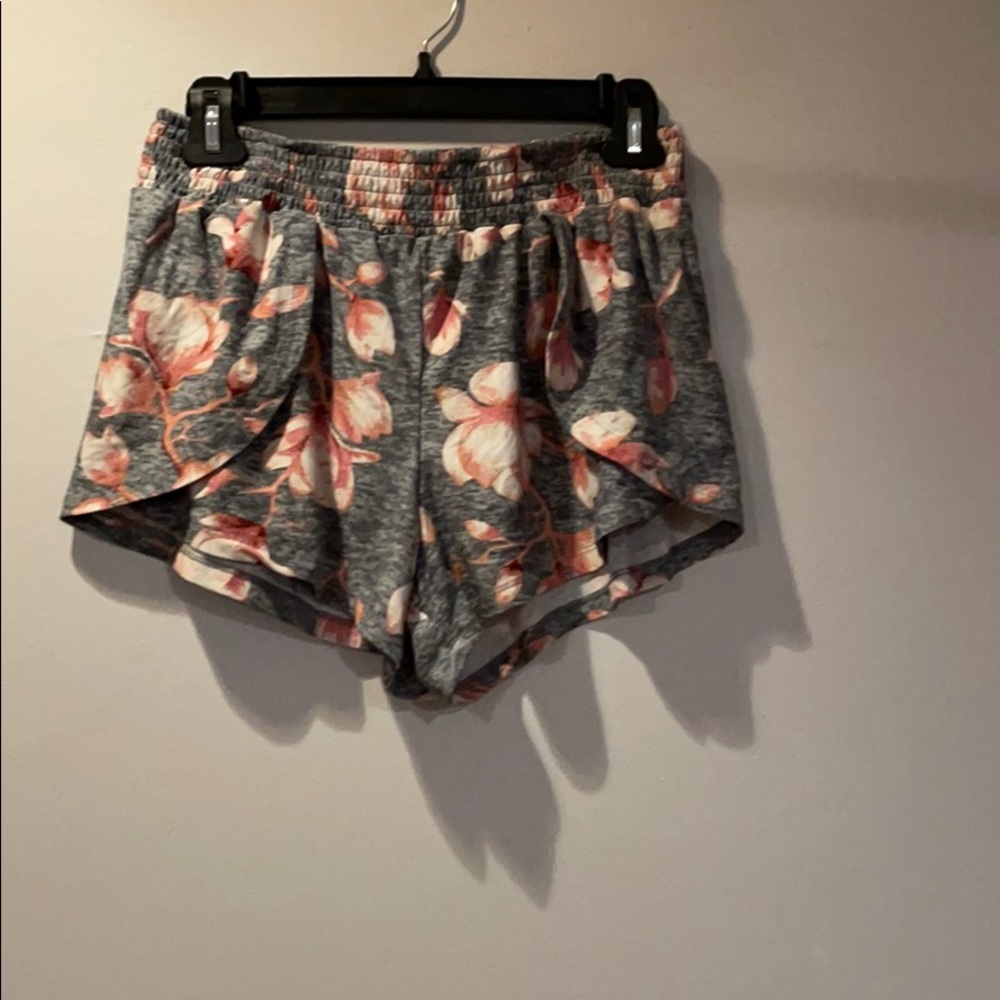 loose floral shorts